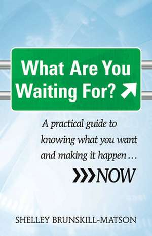 What Are You Waiting For?: A Practical Guide to Knowing What You Want and Making It Happen...Now de Shelley Brunskill-Matson