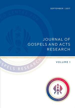 Journal of Gospels and Acts Research de Darrell L Bock