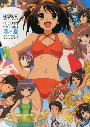 Haruhi Suzumiya Illustrations: Spring & Summer de Kadokawa Shoten