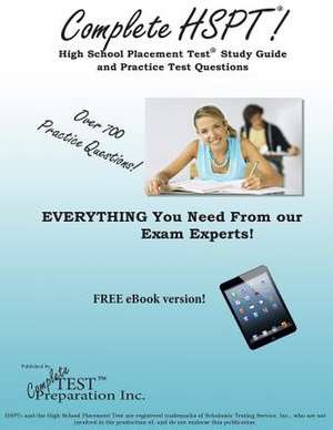 Complete HSPT de Complete Test Preparation Inc