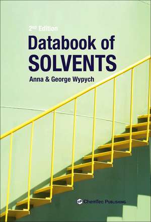 Databook of Solvents de George Wypych