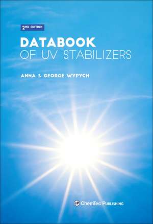 Databook of UV Stabilizers de Anna Wypych