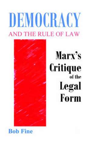 Democracy and the Rule of Law de Bob Fine