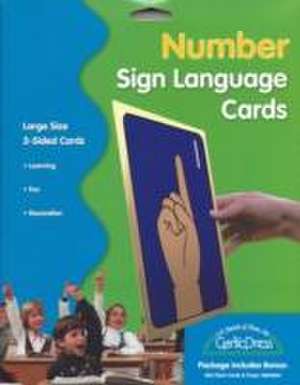 Number Sign Language Cards de Stanley Collins