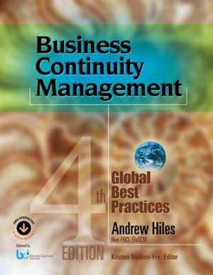 Business Continuity Management de Andrew N. Hiles