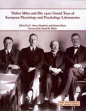 Walter Miles and His 1920 Grand Tour of European Physiology and Psychology Laboratories: Mothering in New English Poetry by Women de Walter Miles