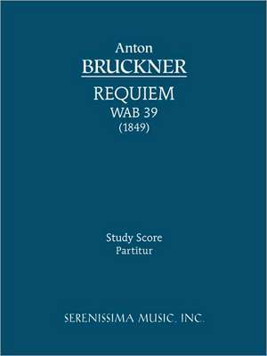 Requiem in D Minor - Study Score: Gelobet Sie Der Herr, Mein Gott, Bwv 129 - Vocal Score