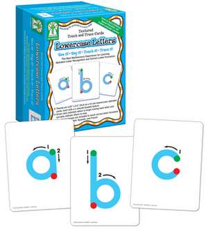 Lowercase Letters Textured Touch and Trace Cards de Key Education