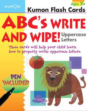 ABC's Uppercase Write & Wipe de Kumon