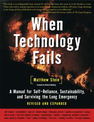 When Technology Fails de Matthew R. Stein