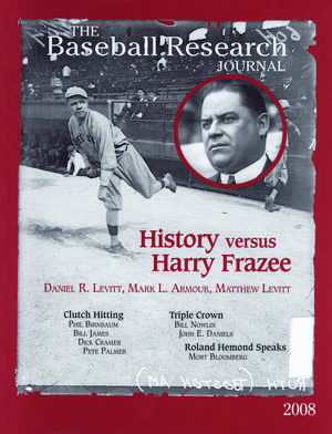 The Baseball Research Journal (BRJ), Volume 37 de Society for American Baseball Research (SABR)