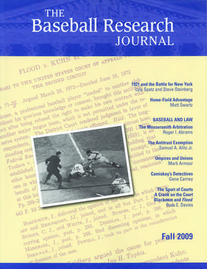 The Baseball Research Journal (BRJ), Volume 38 #2 de Society for American Baseball Research (SABR)