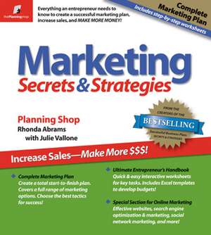 Successful Marketing: Secrets & Strategies de Rhonda Abrams