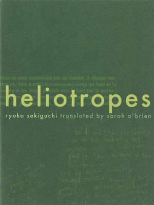 Heliotropes de Ryoko Sekiguchi