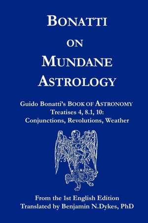 Bonatti on Mundane Astrology de Guido Bonatti