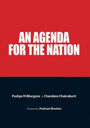 An Agenda for the Nation de Pushpa Mittra Bhargava