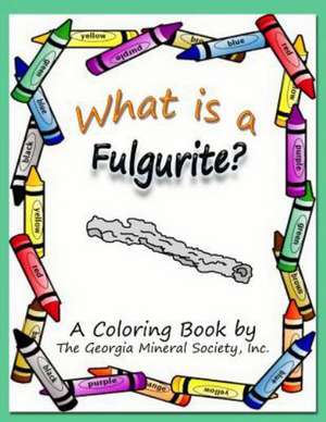 What Is a Fulgurite?: A Coloring Book by the Georgia Mineral Society, Inc.