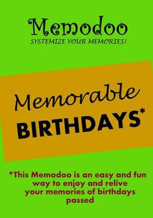 Memodoo Memorable Birthdays de Memodoo