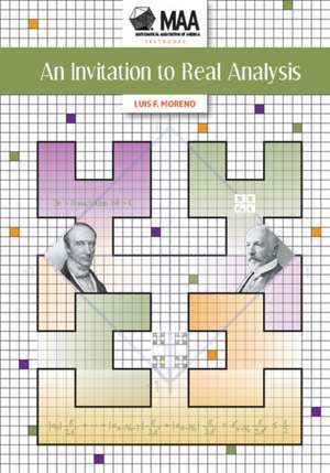 Invitation to Real Analysis de Luis F. Moreno