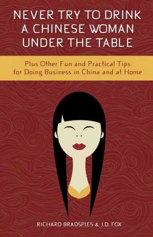 Never Try to Drink a Chinese Woman Under the Table: Plus Other Fun and Practical Tips for Doing Business in China and at Home de Jim Fox