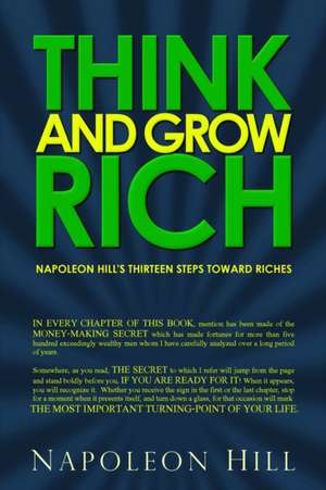 Think and Grow Rich de Napoleon Hill