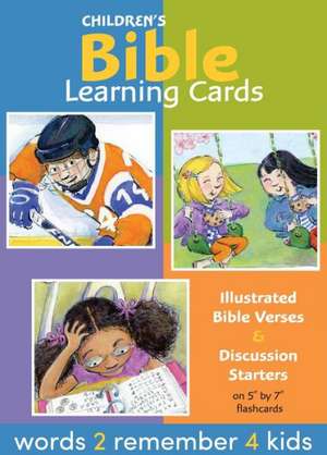 Children's Bible Learning Cards de Vicky Enright