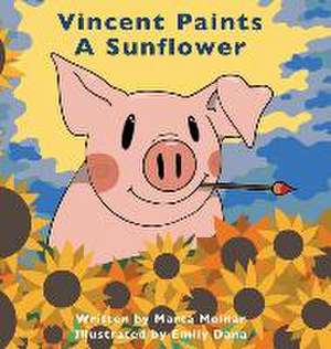 Vincent Paints A Sunflower de Marta Molnar