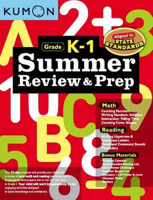 Kumon Summer Review and Prep K-1