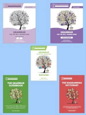 Grammar for the Well–Trained Mind Purple Revised Full Course Bundle de Audrey Anderson