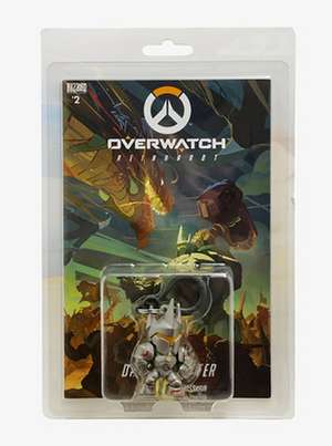 Overwatch Reinhardt Comic Book and Backpack Hanger de Matt Burns