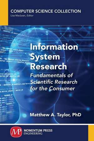 Information System Research de Matthew A. Taylor