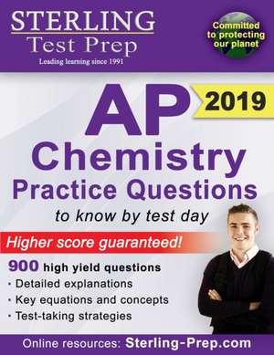 Sterling Test Prep AP Chemistry Practice Questions de Test Prep Sterling