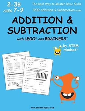 Addition & Subtraction with Lego and Brainers Grades 2-3b Ages 7-9 de Llc Stem Mindset