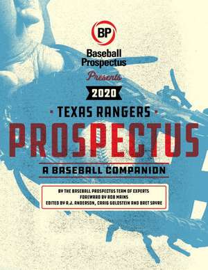 Texas Rangers 2020 de Baseball Prospectus