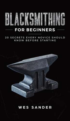 Blacksmithing for Beginners de Wes Sander