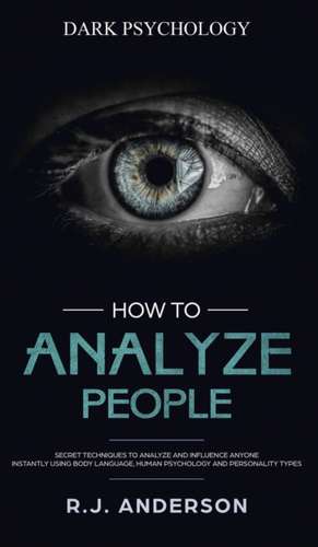 How to Analyze People de James Anderson