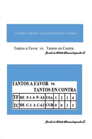 Tantos a favor vs Tantos en Contra de Jacobich Mileto Alexandropoulos Zaitsev