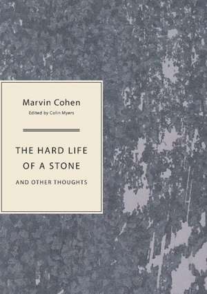 The Hard Life of a Stone de Marvin Cohen