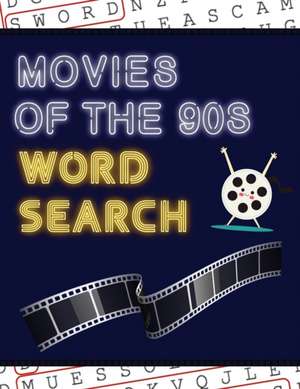 Movies of the 90s Word Search de Makmak Puzzle Books