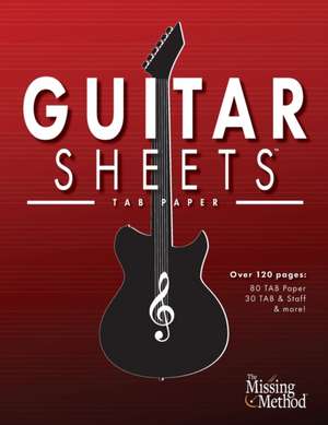 Guitar Sheets TAB Paper de Christian J. Triola