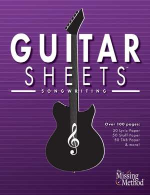 Guitar Sheets Songwriting Journal de Christian J. Triola