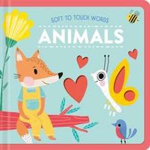 Soft to Touch Words Animals de Little Genius Books