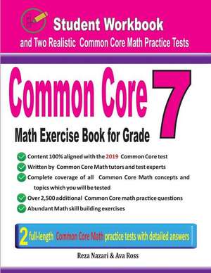 Common Core Math Exercise Book for Grade 7 de Reza Nazari