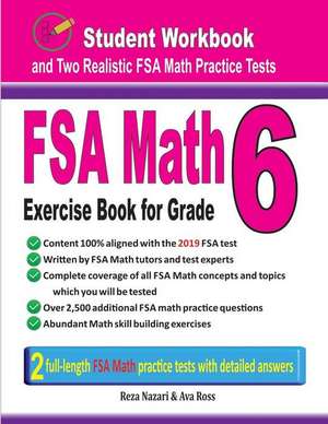 FSA Math Exercise Book for Grade 6 de Reza Nazari