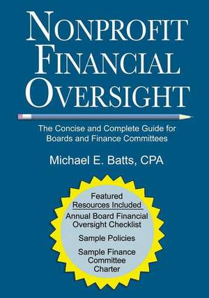 Nonprofit Financial Oversight de Batts Cpa, Michael E.