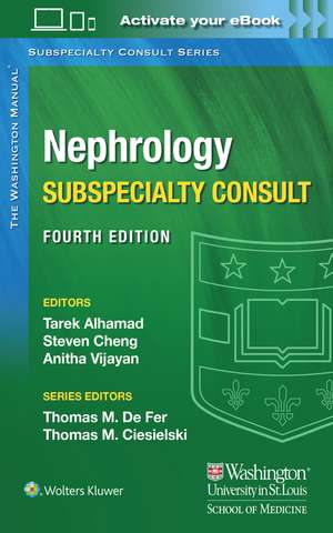 Washington Manual Nephrology Subspecialty Consult de Dr. Tarek Alhamad MD