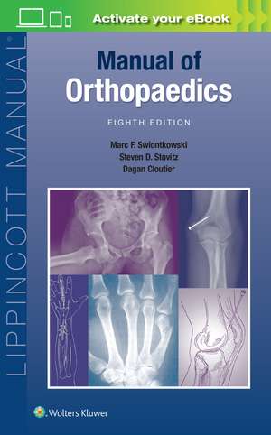 Manual of Orthopaedics de Marc F. Swiontkowski MD