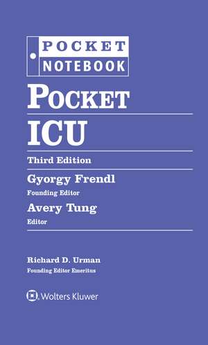 Pocket ICU de Gyorgy Frendl MD, PhD