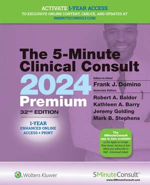 5-Minute Clinical Consult 2024 Premium de Frank Domino