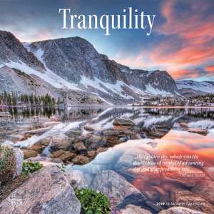 Tranquility 2019 Square Wall Calendar de Inc Browntrout Publishers